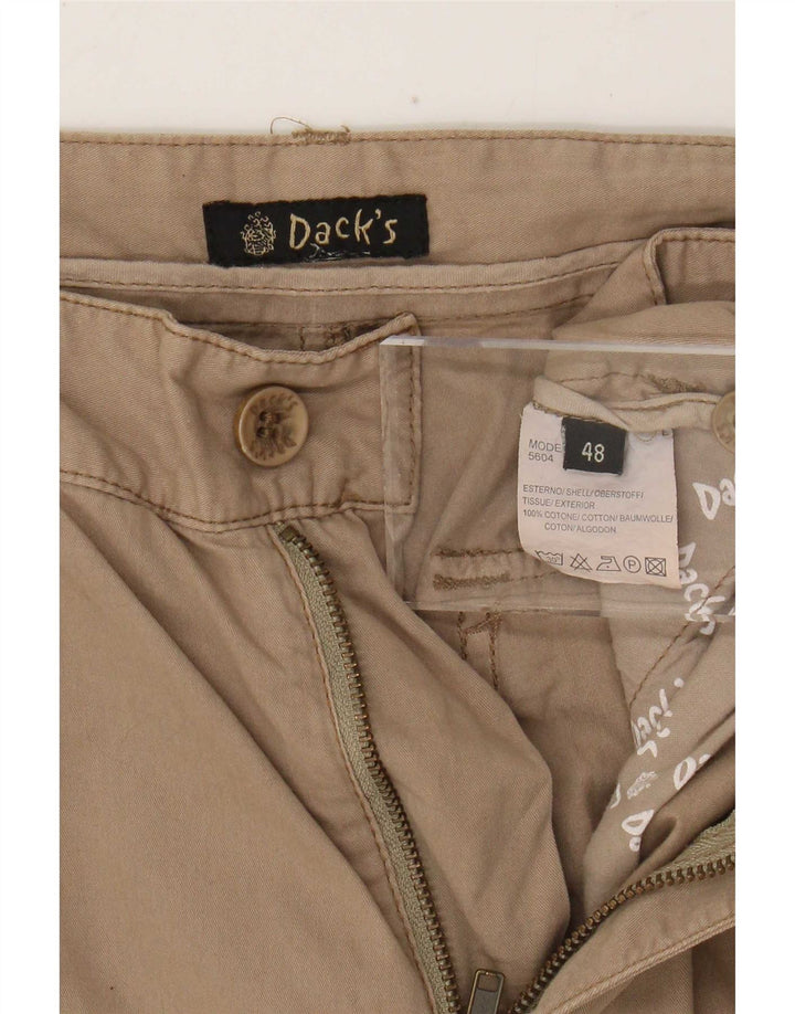 Pantaloni scurți cargo pentru bărbați Dack's IT 48 Medium W30 Bej Bumbac