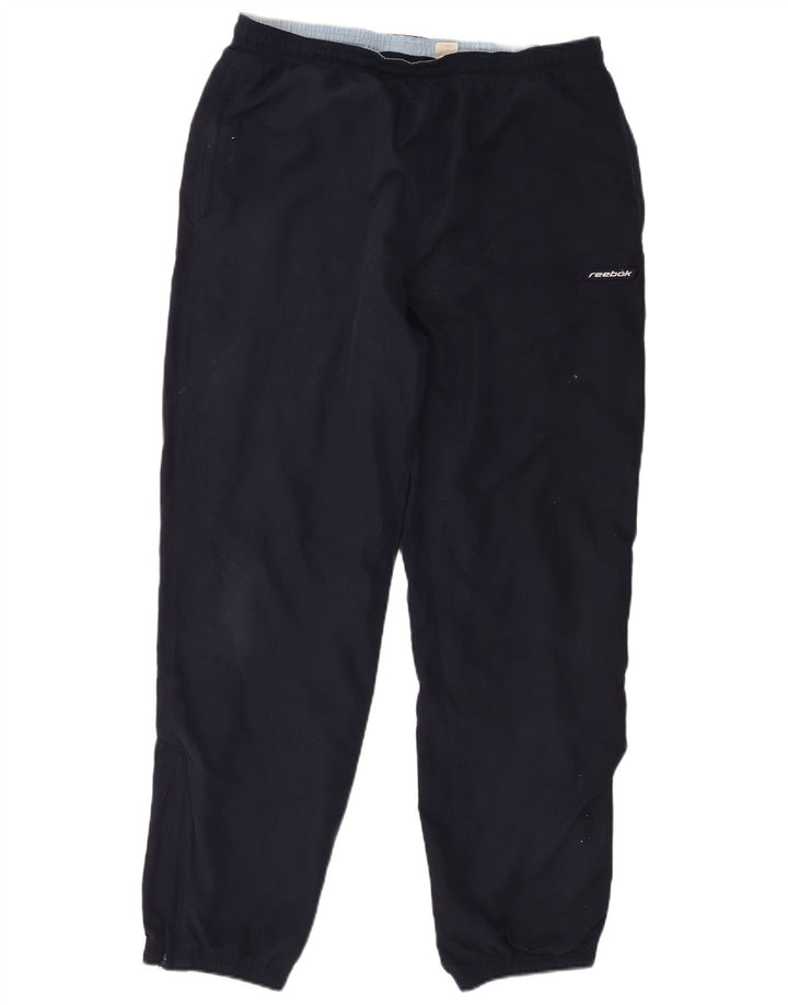 Pantaloni de trening pentru bărbați Reebok Joggeri mari poliester bleumarin