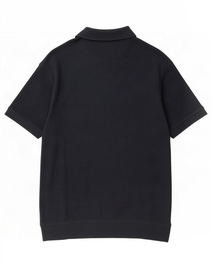 Tricou polo pentru bărbați Zara XL bumbac negru