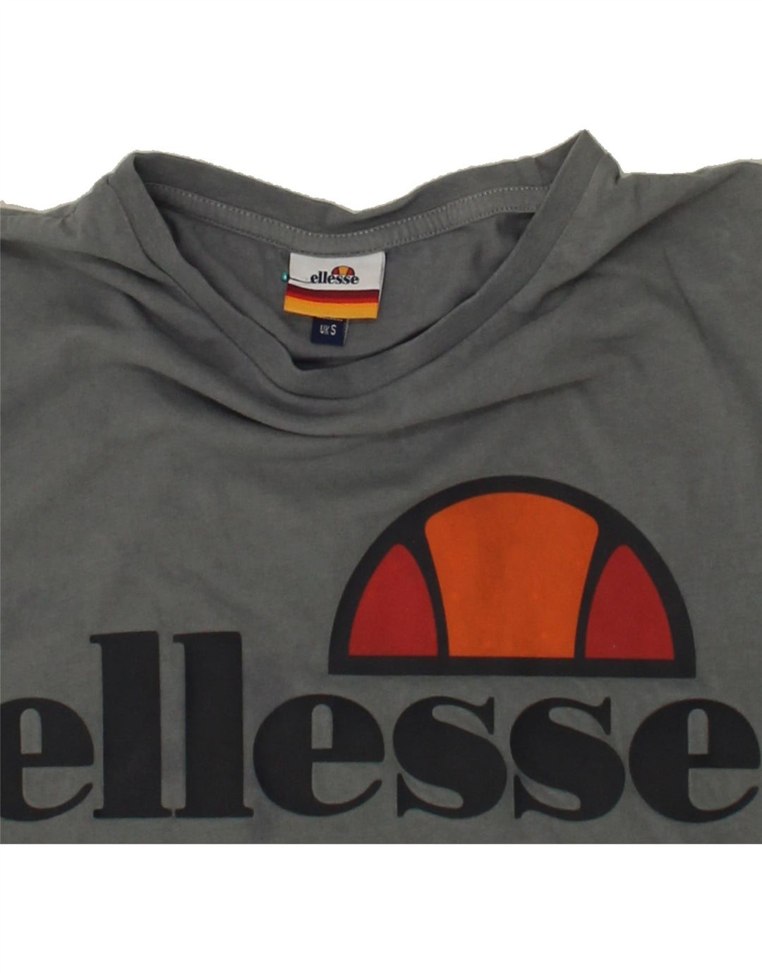 ELLESSE Mens Graphic T-Shirt Top Small Grey Vintage Ellesse and Second-Hand Ellesse from Messina Hembry 