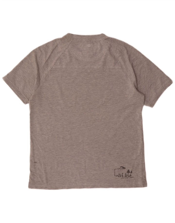 Tricou grafic pentru bărbați Fat Face Top mic gri