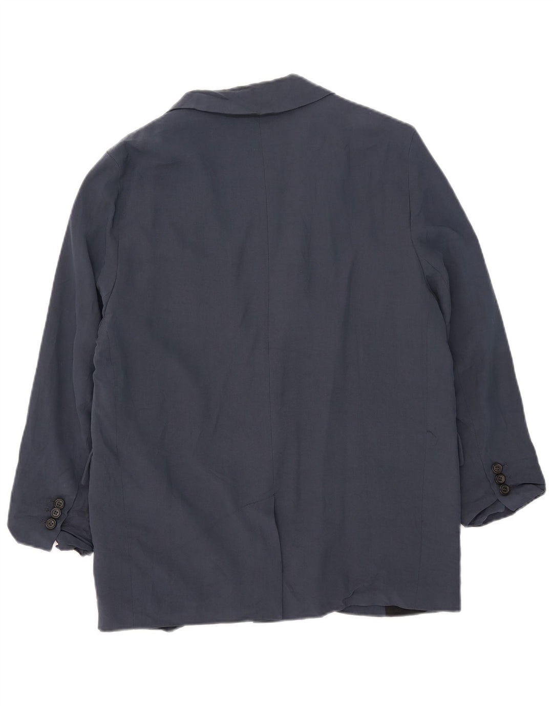 Blazer supradimensionat pentru femei Zara, cu 1 nasture, UK 10, mic, bleumarin, viscoză