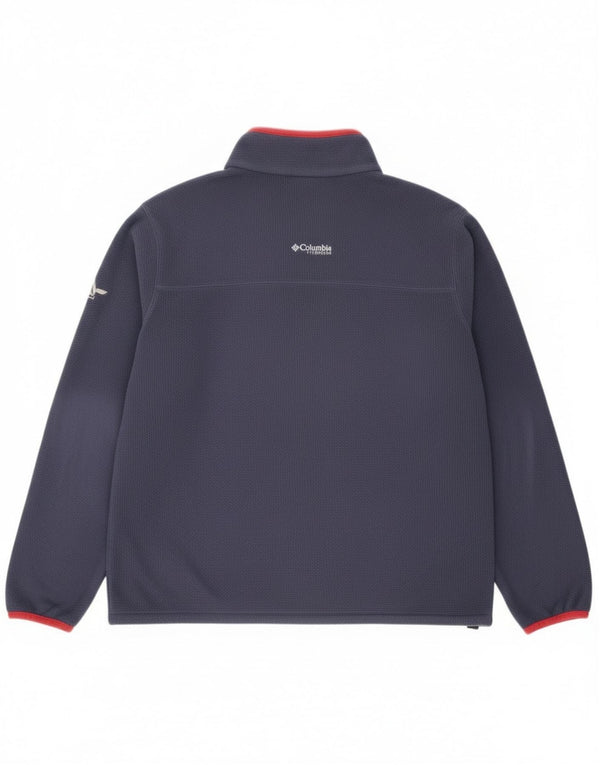 Jachetă Columbia Titanium Fleece pentru bărbați UK 42 XL Bleumarin Poliester