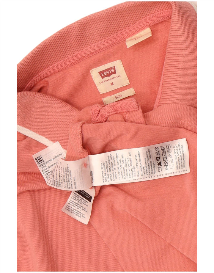Tricou pentru bărbați Levi's Slim Top din bumbac roz mediu