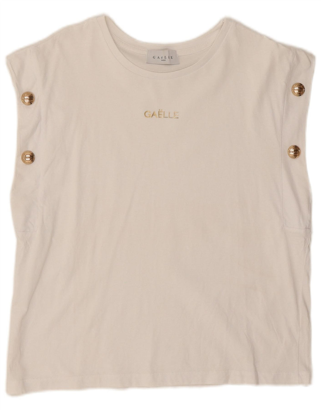 Gaelle Femei Vest Top UK 12 Medium White
