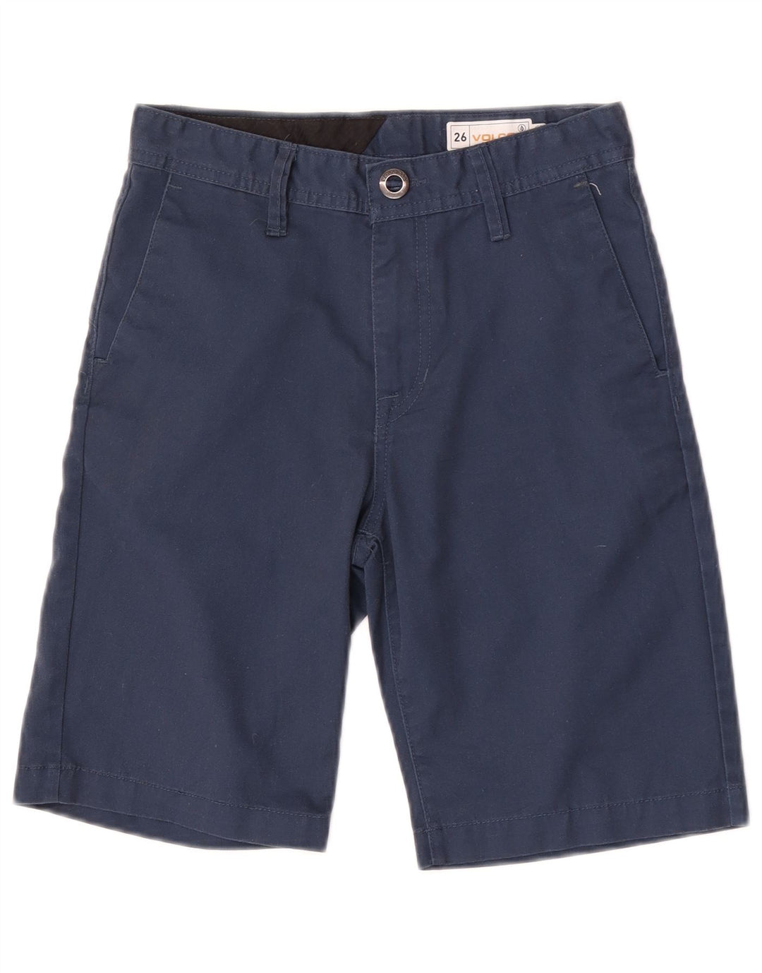 Pantaloni scurți chino pentru băieți Volcom 11-12 ani W26 bleumarin Poliester
