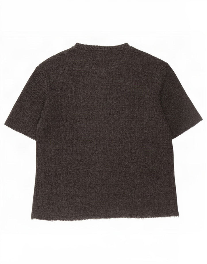 Tricou supradimensionat pentru femei Zara UK 10 Small Gri
