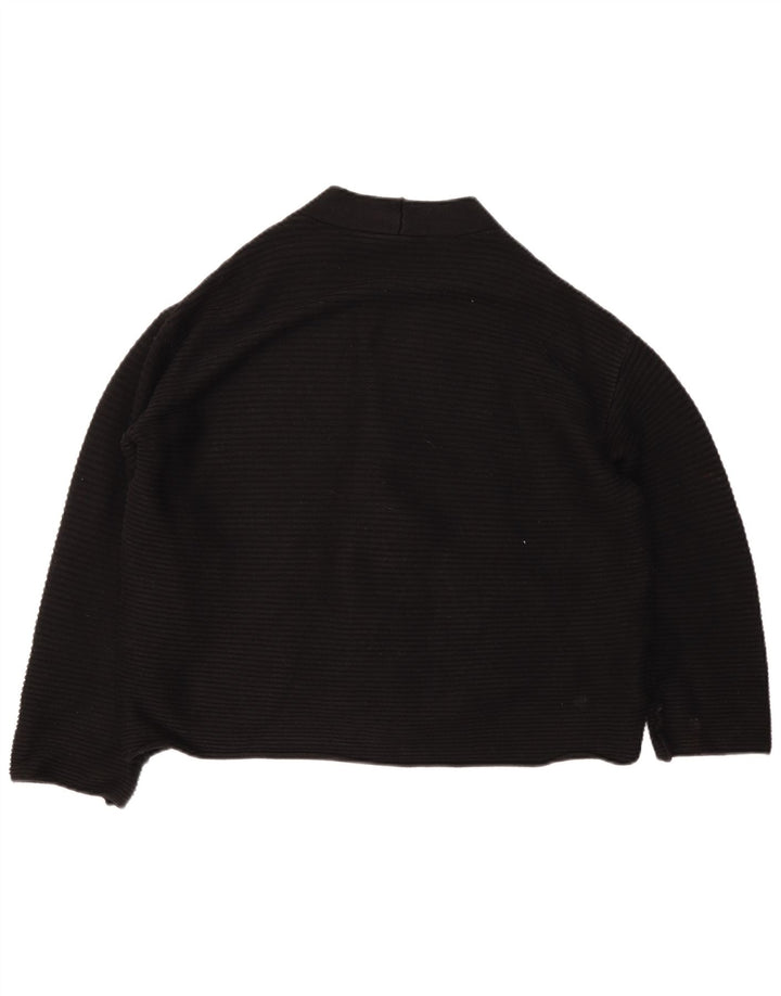 Pulover cardigan supradimensionat pentru femei Zara UK 10 Small Black Classic