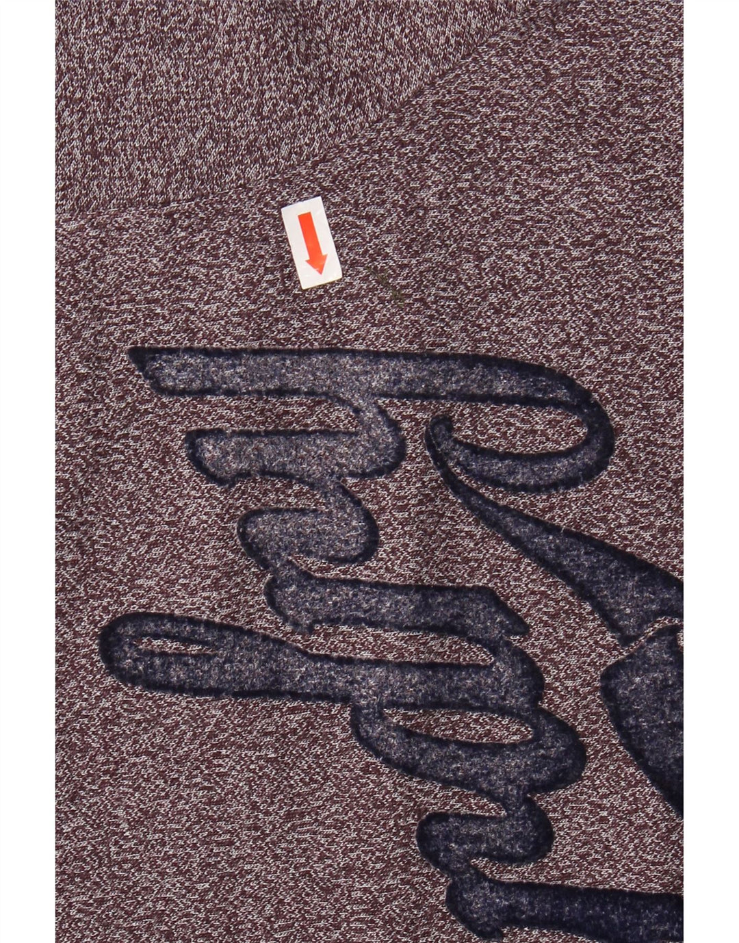 Tricou grafic pentru bărbați SUPERDRY Top mare din bumbac cu pete burgundy