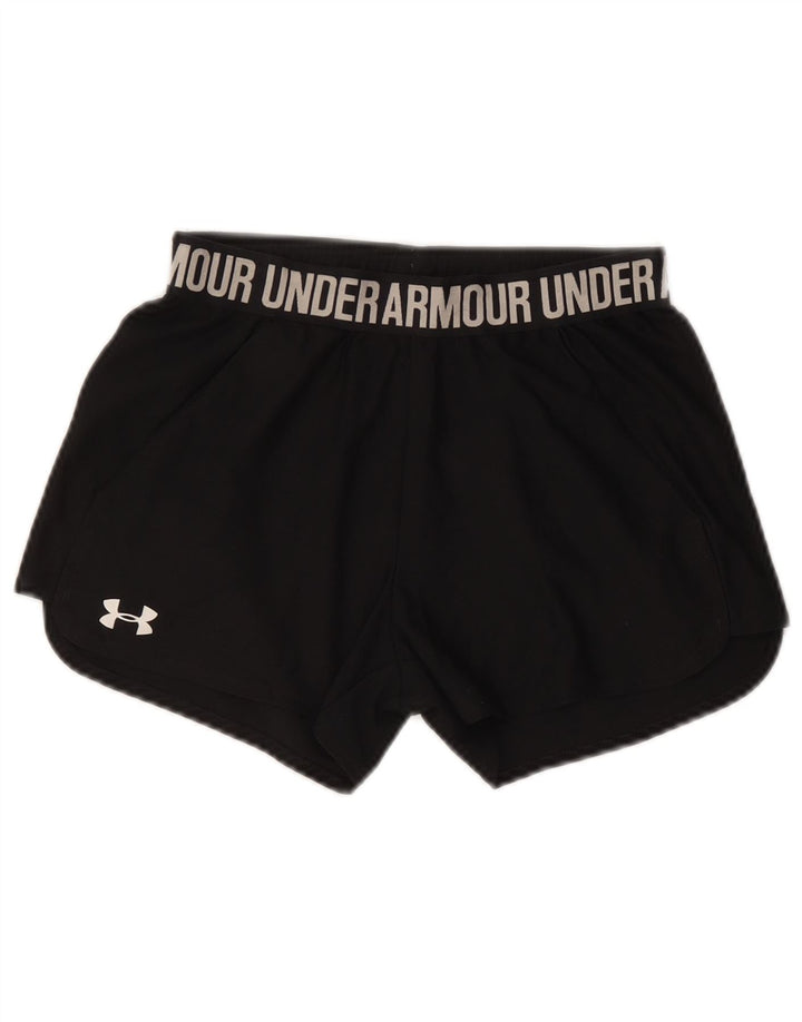 Pantaloni scurti sport pentru femei UNDER ARMOUR Heat Gear Graphic UK 4 XS Negru