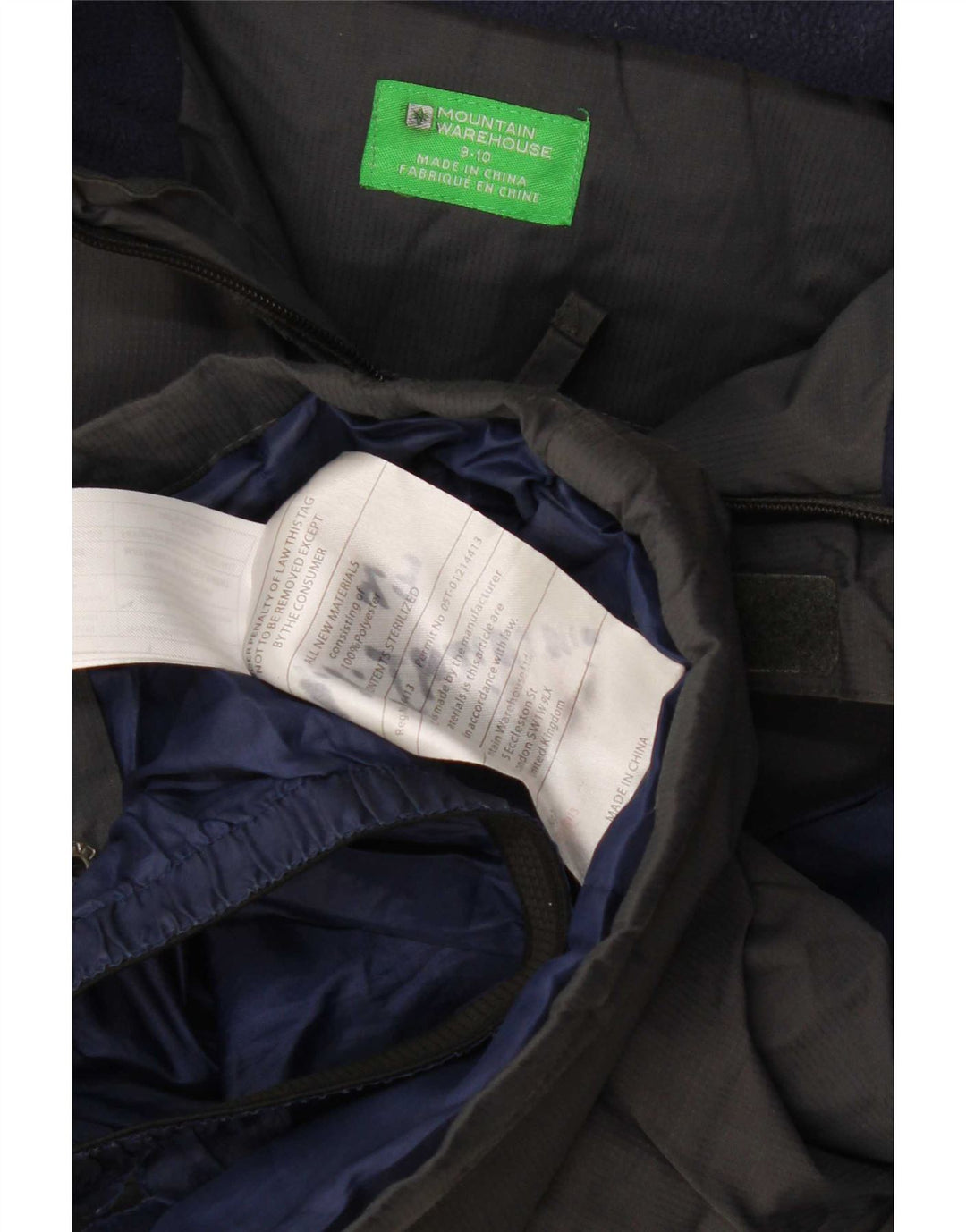 Jachetă Windbreaker pentru băieți Mountain Warehouse 9-10 ani, gri Colorblock