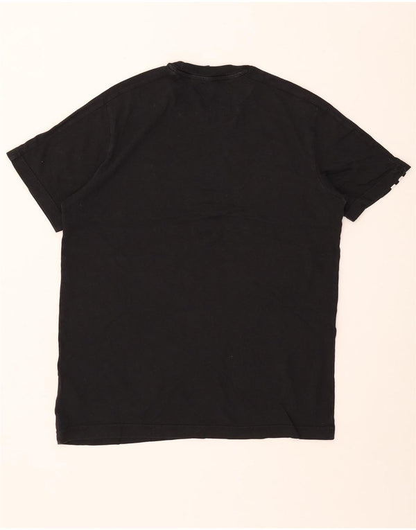 Tricou Bărbați Adidas Top Mediu Negru Bumbac