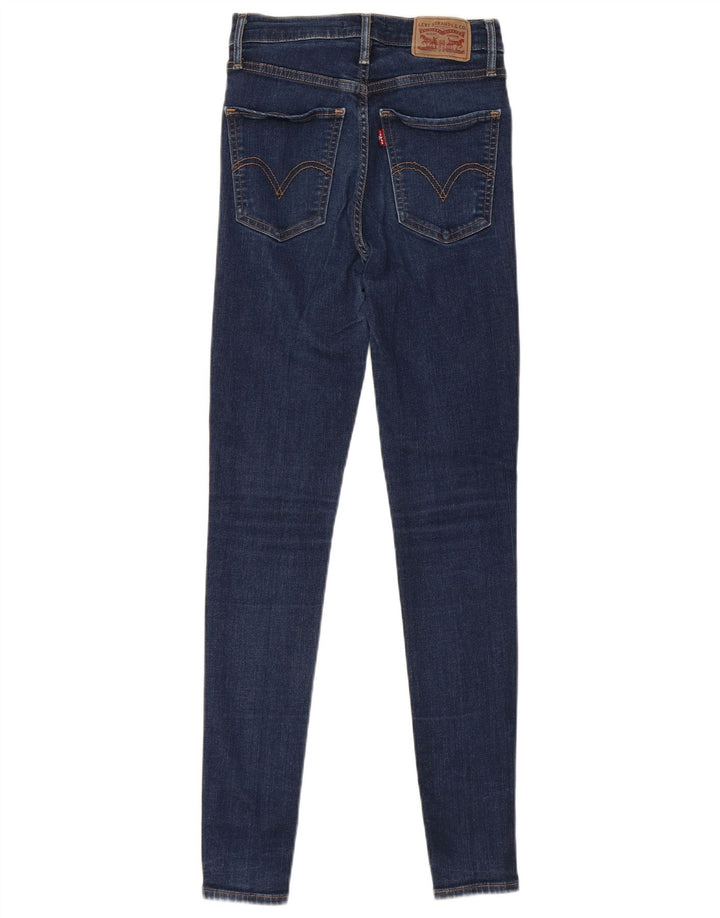 Blugi super skinny pentru damă LEVI'S Mile High W25 L30 bumbac albastru