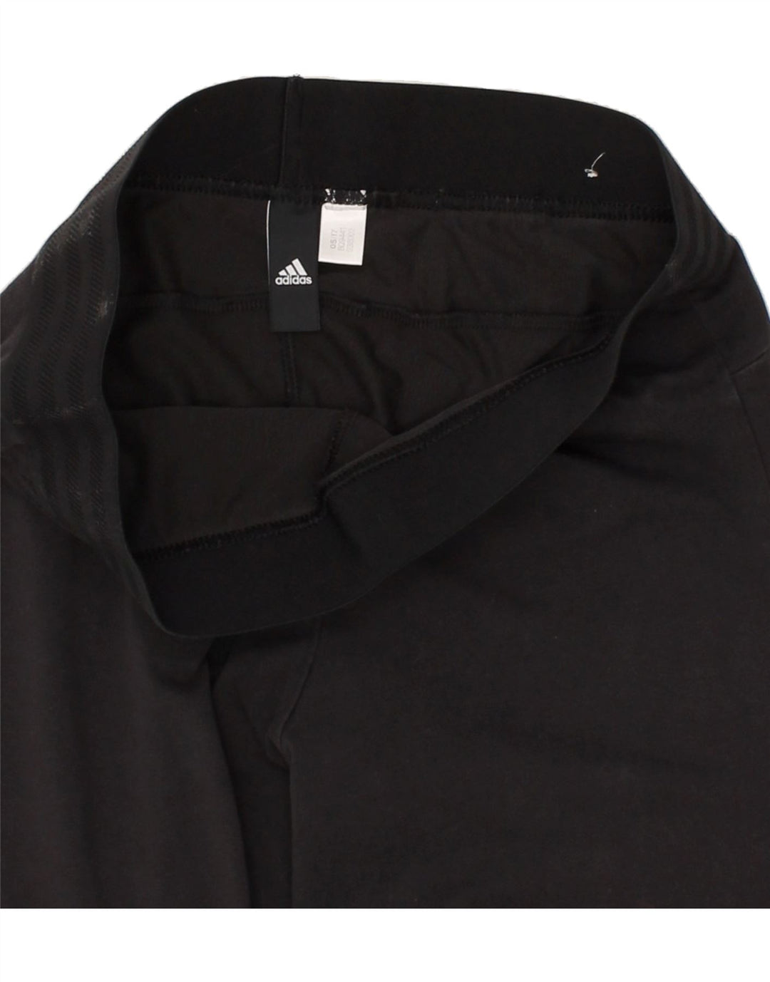 ADIDAS Womens Leggings UK 14 Medium Black Vintage Adidas and Second-Hand Adidas from Messina Hembry 