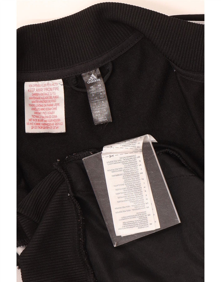 Jachetă de trening pentru băieți Adidas 11-12 ani, negru, poliester
