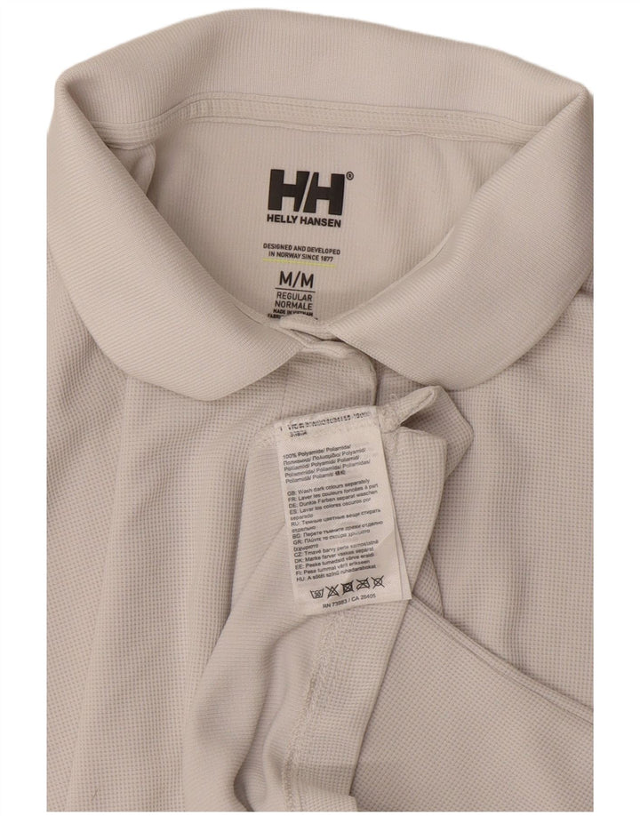 Helly Hansen Tricou polo obișnuit pentru femei UK 14 Poliamidă albă medie