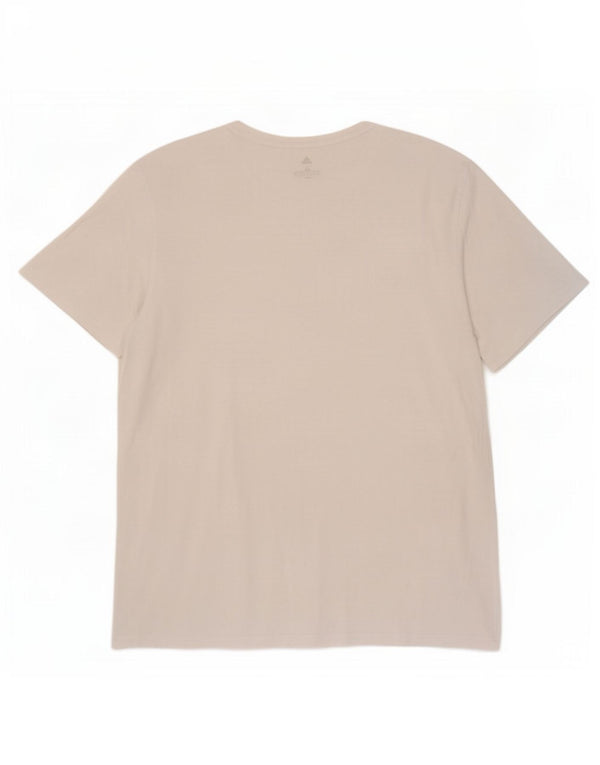 Tricou pentru bărbați Adidas Top XL Bumbac alb