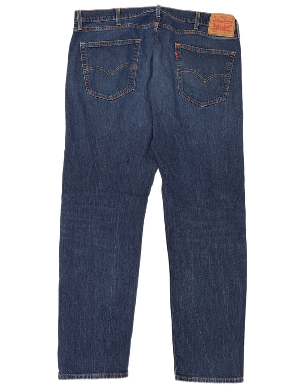 Blugi drepti pentru bărbați Levi's 505 W40 L22 Bumbac albastru