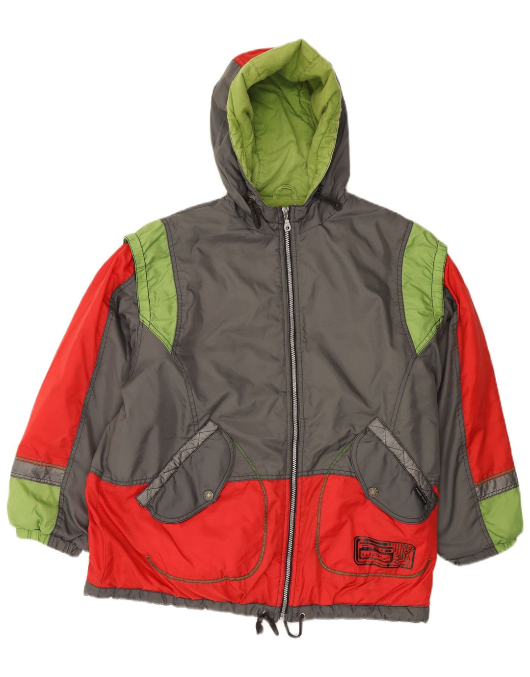 Jachetă Windbreaker cu grafică pentru bărbați Frank Eden UK 36 Mic Multicolor
