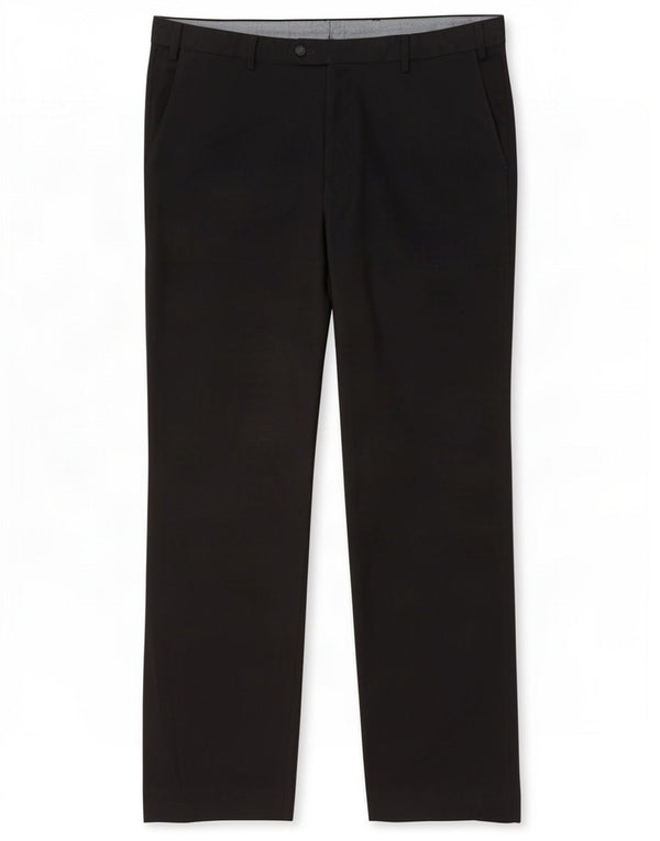 Marks & Spencer Mens Regular Suit Trousers W38 L31 Black Polyester