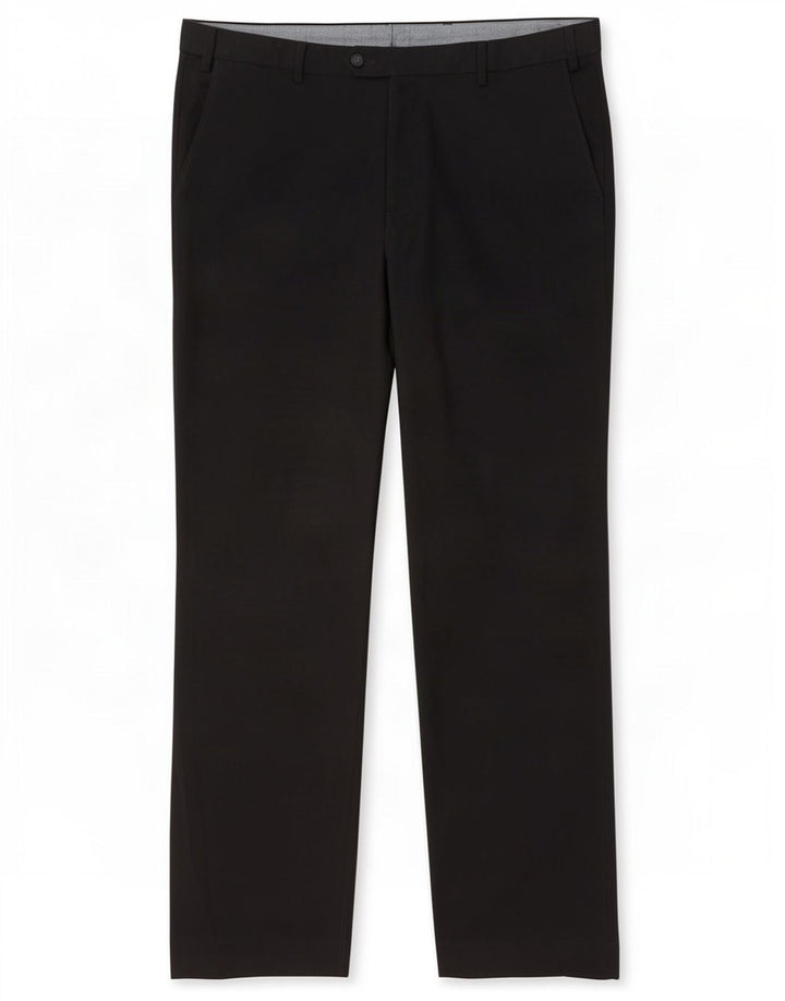 Pantaloni de costum obișnuiți pentru bărbați Marks & Spencer L38 L31 Poliester negru