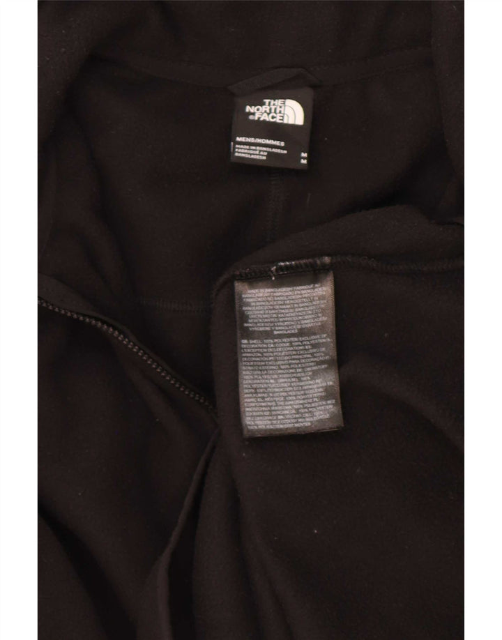 Jumper The North Face pentru bărbați, cu fermoar și gât, poliester mediu negru