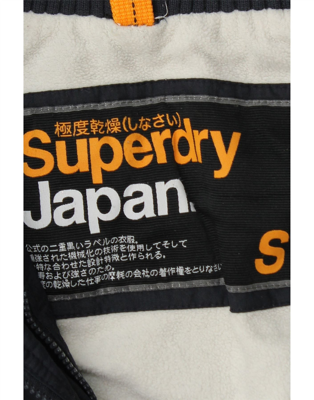 Jachetă Windbreaker cu grafică Superdry pentru femei UK 10 Small Bleumarin