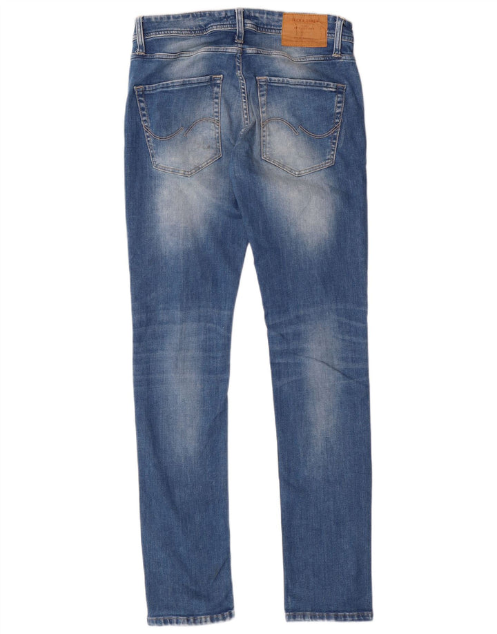 Blugi Jack & Jones Tim Slim pentru bărbați W30 L32 Bumbac albastru