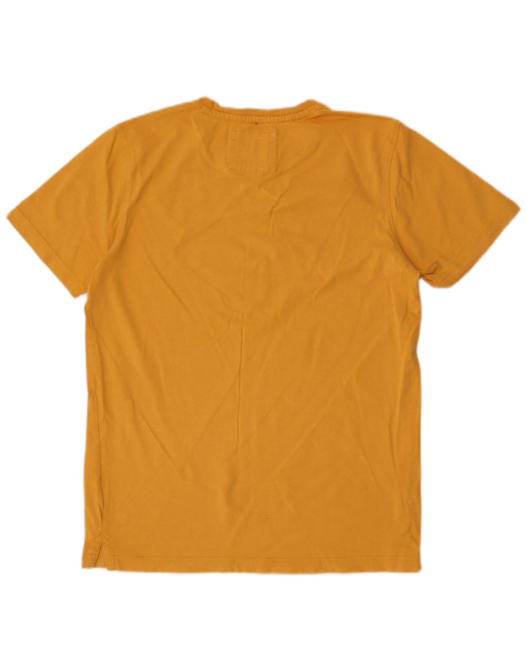 CREW CLOTHING Tricou pentru bărbați Top Bumbac galben mediu