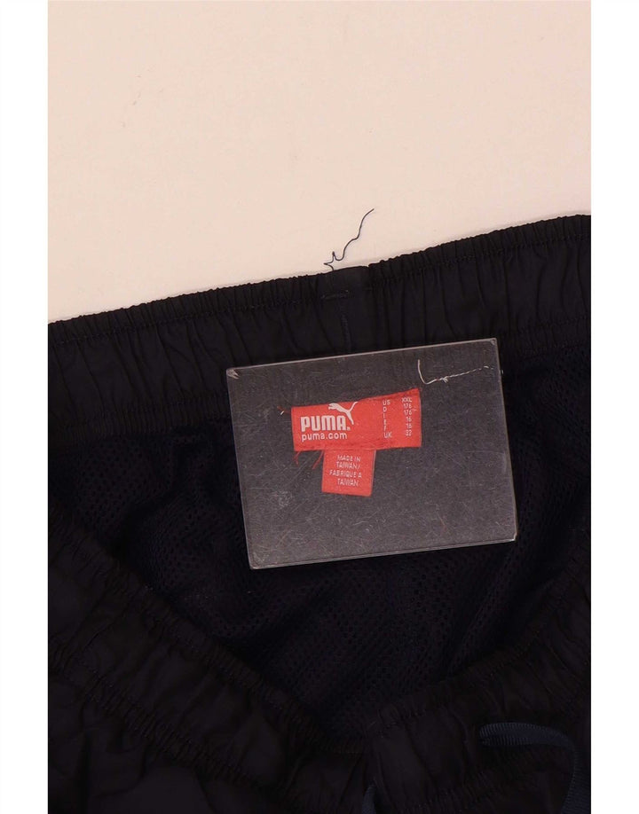 Pantaloni de trening Puma pentru bărbați, mijlocii bleumarin, color block