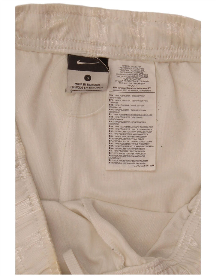 Pantaloni scurti sport Nike pentru bărbați, poliester cu dungi albe mici