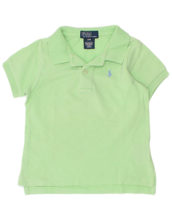 Cămașă Polo Ralph Lauren pentru bebeluși 18-24 luni bumbac verde