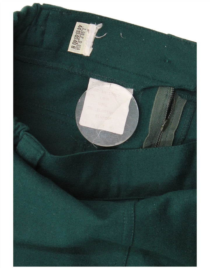 Fusta cargo vintage pentru femei IT 44 Medium W30 Lână verde