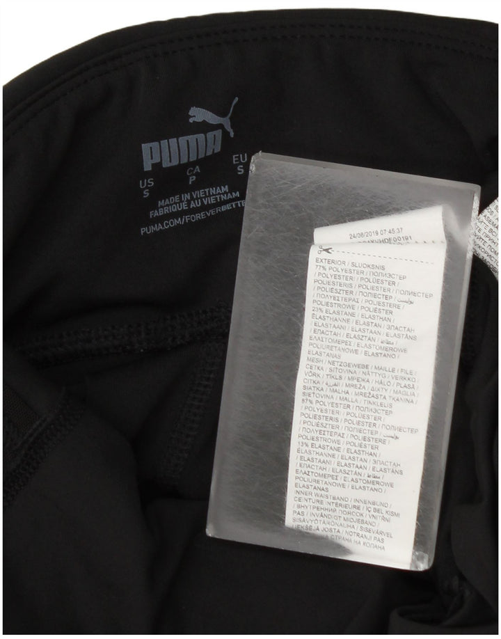 Leggings grafici pentru femei Puma UK 10, negru, poliester color bloc