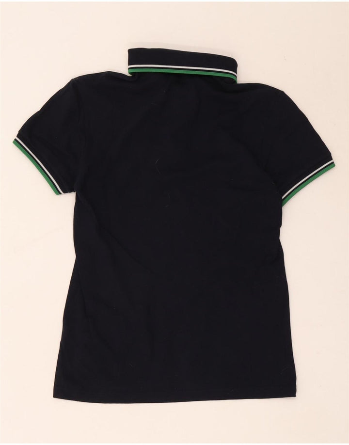 Cămașă polo Fred Perry pentru bărbați, bumbac cu dungi, albastru bleumarin