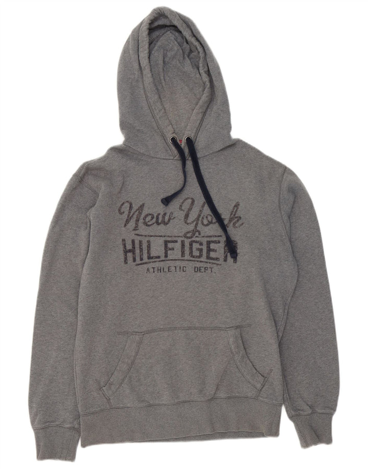 Hanocă grafică Tommy Hilfiger pentru bărbați, bumbac, gri mediu