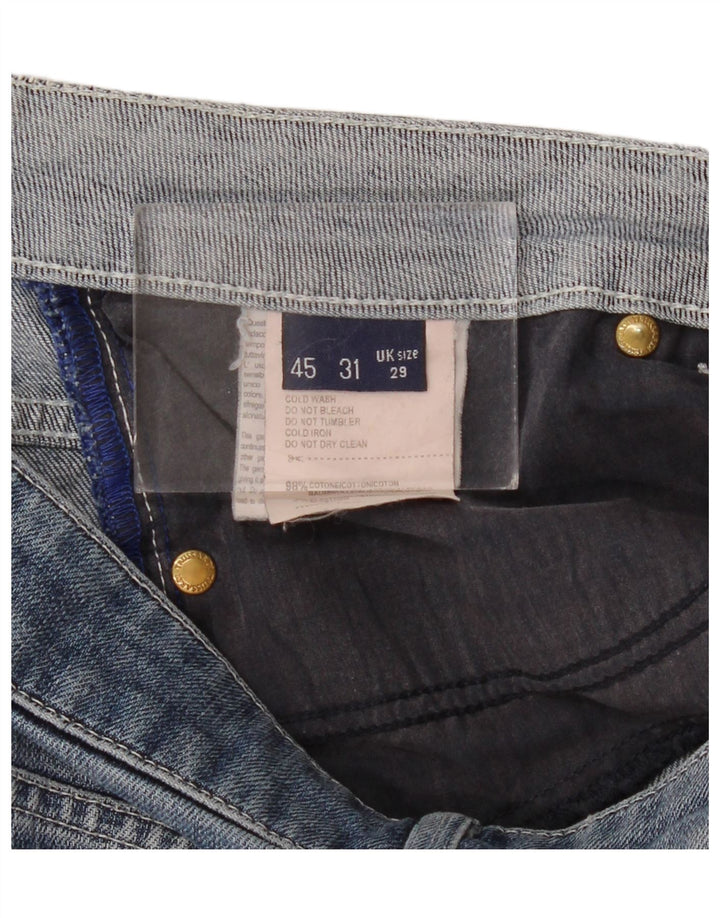 Blugi drepti pentru femei Trussardi W29 L33 Bumbac albastru