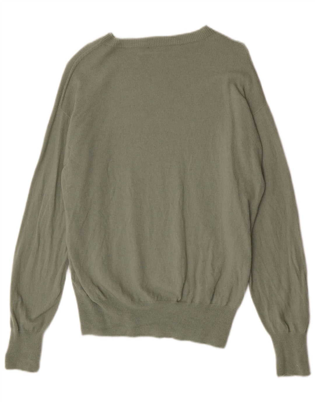 Pulover pentru femei Zara, cu gât de barcă, UK 14 Medium Kaki Lână