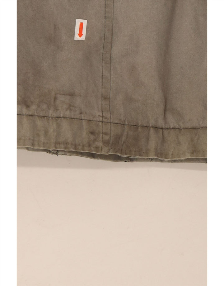 TIMBERLAND Jachetă pentru bărbați cu glugă, UK 38, bumbac, gri mediu