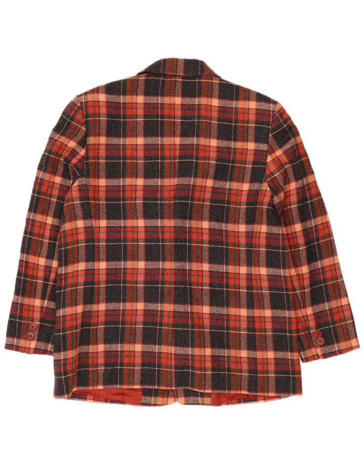 Jachetă pentru femei VINTAGE cu 2 nasturi IT 47, mare, multicoloră