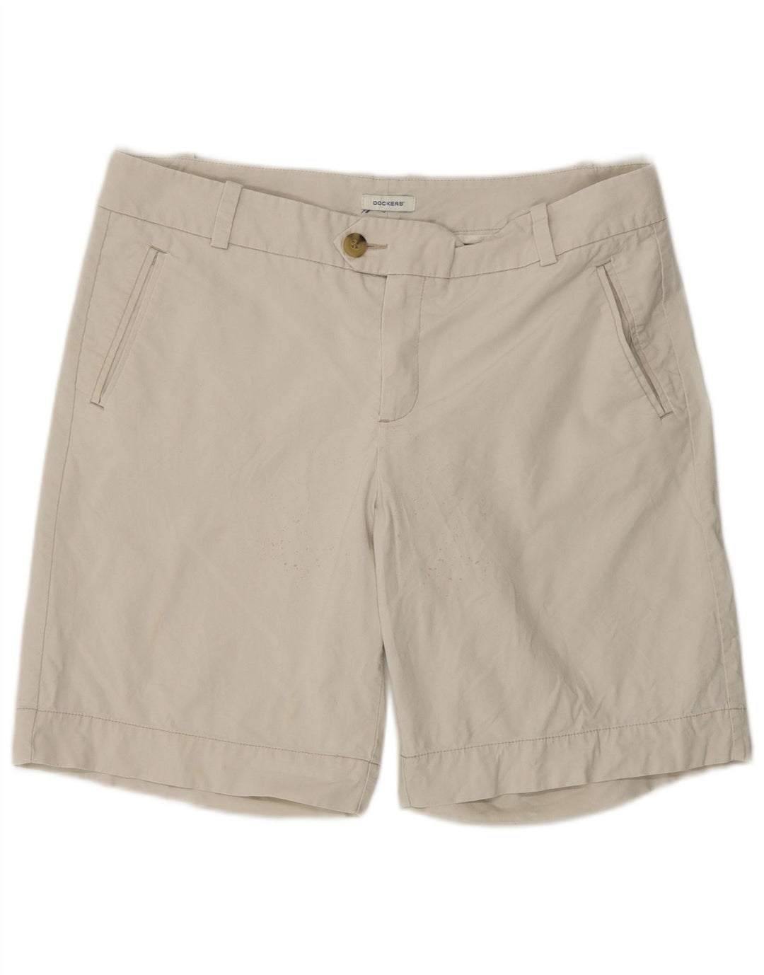 Pantaloni scurti chino Dockers pentru femei US 12 Large W36 Beige Bumbac
