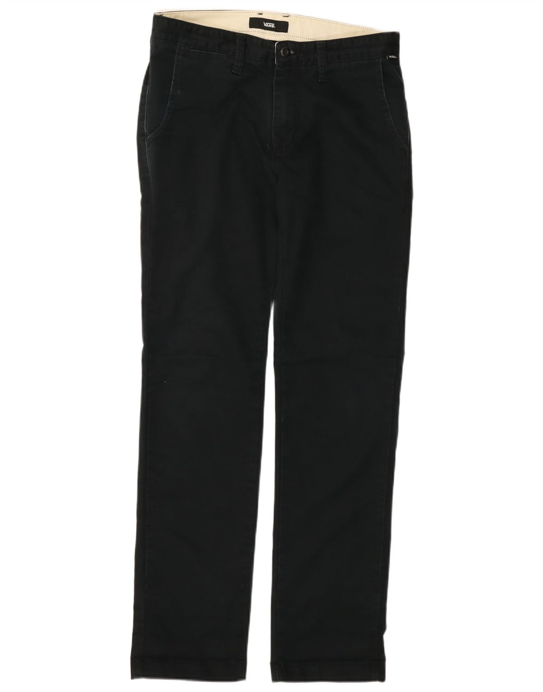 Pantaloni chino drepți pentru bărbați VANS L30 L32 bumbac bleumarin