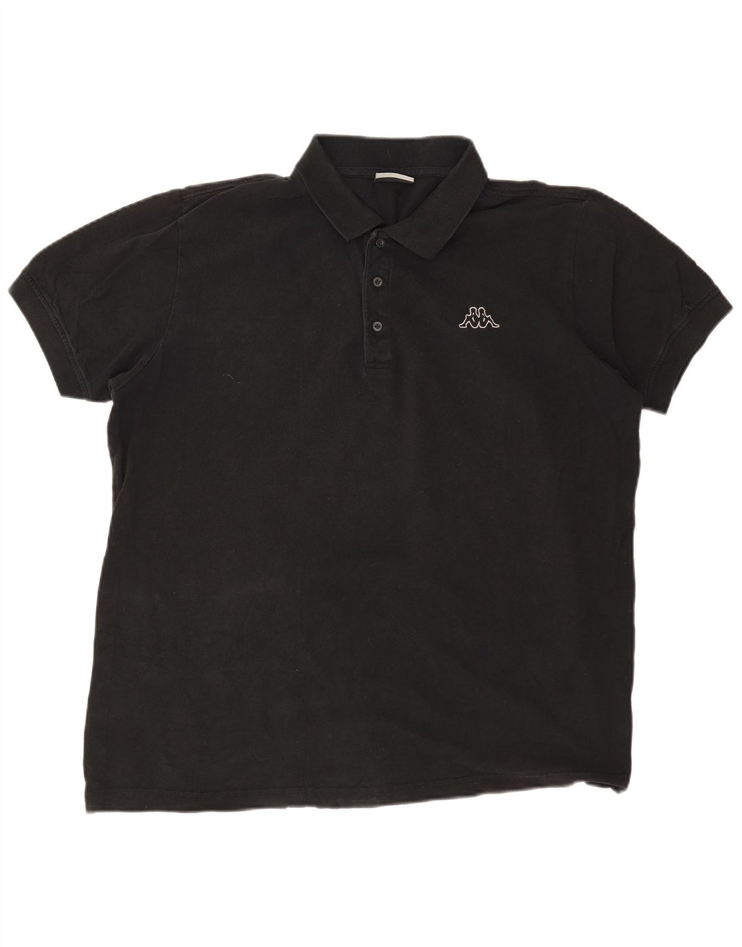 Cămașă polo pentru bărbați KAPPA 2XL bumbac negru