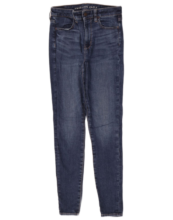 Blugi skinny pentru femei American Eagle US 4 Small W26 L28 Bumbac albastru