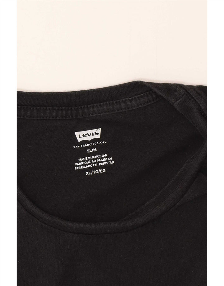 Tricou pentru bărbați Levi's Slim Top XL Negru