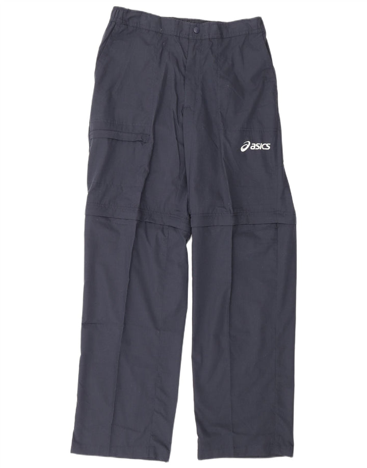 Pantaloni cargo drepti pentru bărbați Asics XL W36 L34 poliester bleumarin