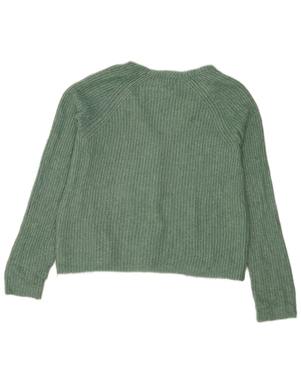 Pulover cardigan supradimensionat pentru femei Fat Face UK 8 Small Green Nylon