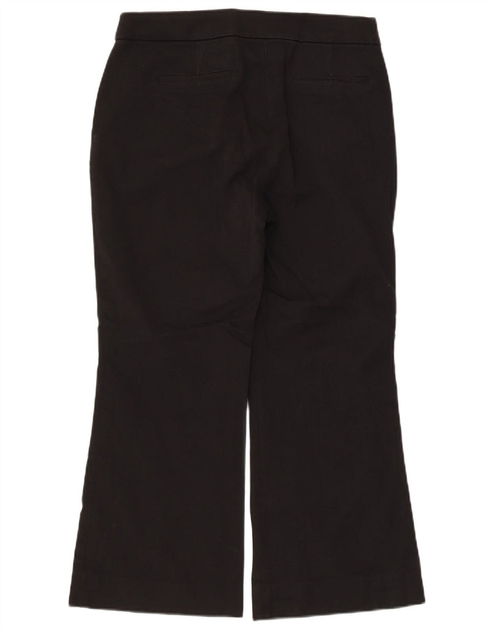 Pantaloni tăiați pentru femei J. CREW US 6 Medium W30 L24 Bumbac negru