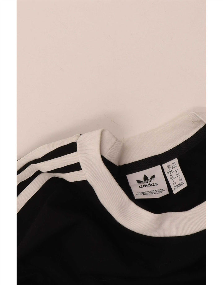 Top pentru femei Adidas cu mânecă lungă UK 16 Large Black