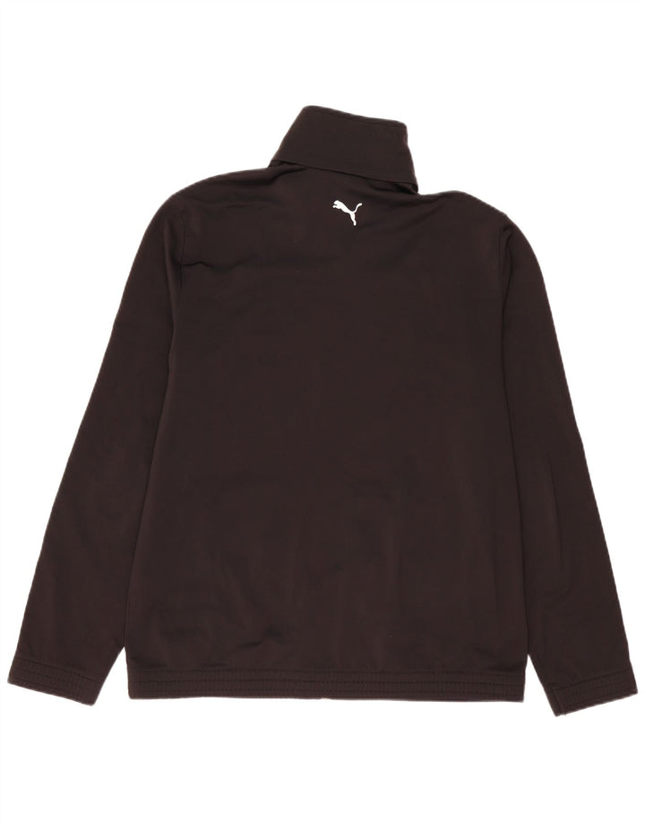 Jachetă de trening PUMA pentru bărbați, mare, negru, poliester color bloc